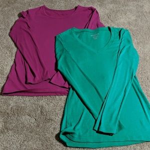 Two Long Sleeve Shirts
